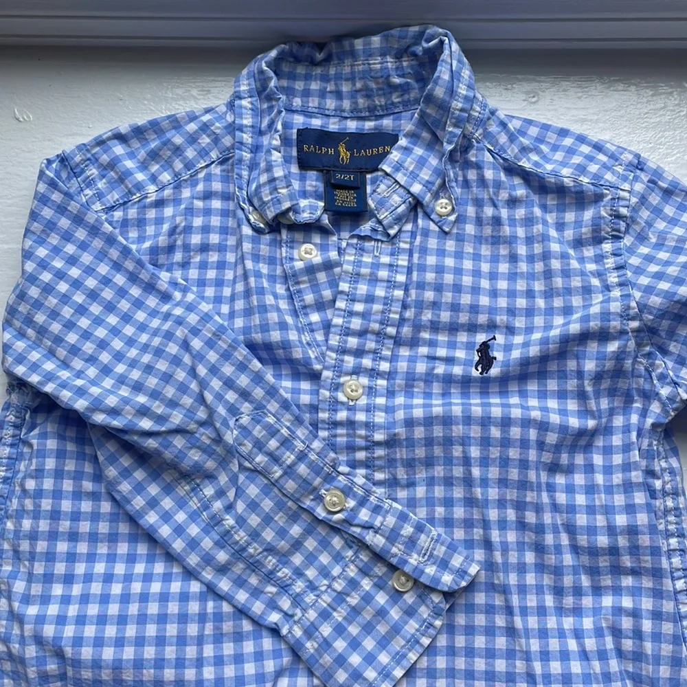 Ralph Lauren 2T cotton button-up shirt